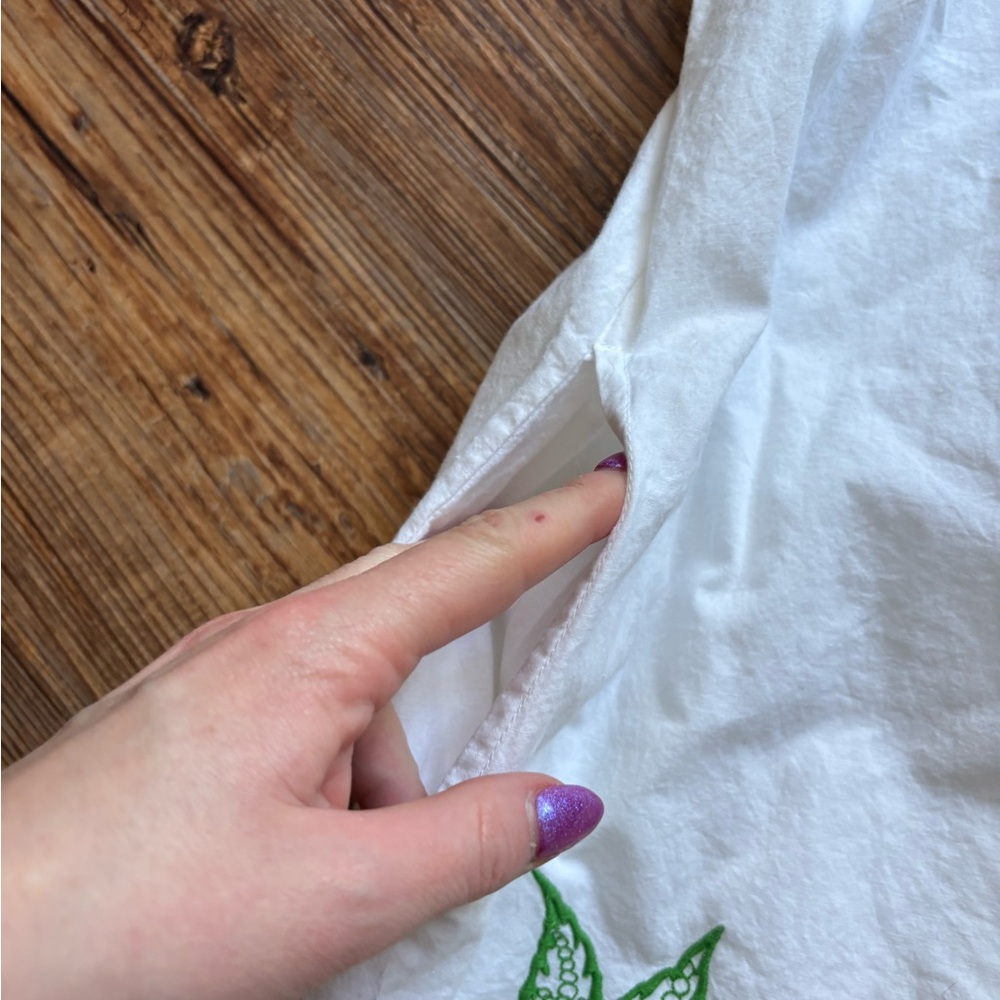 Roller Rabbit Embroider Cover Up Mini Dress - Picture 7 of 9